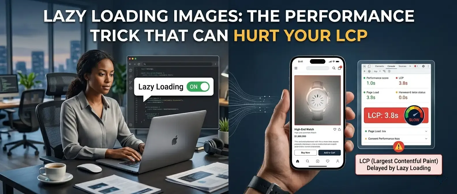 Lazy Loading Images: The Performance Trick That Can Hurt Your LCP